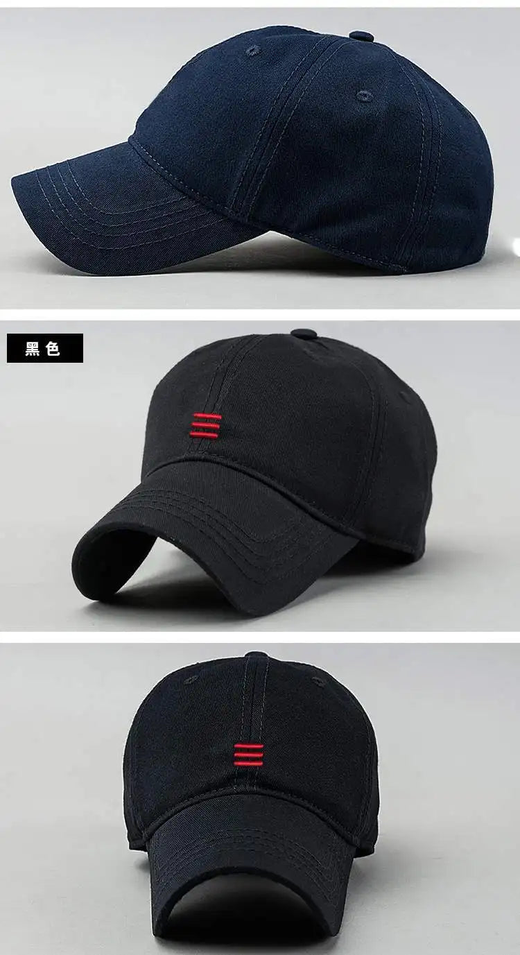 Big head man large size baseball hats summer outdoors sun hat men cotton plus size sport cap 56-60cm 60-64cm