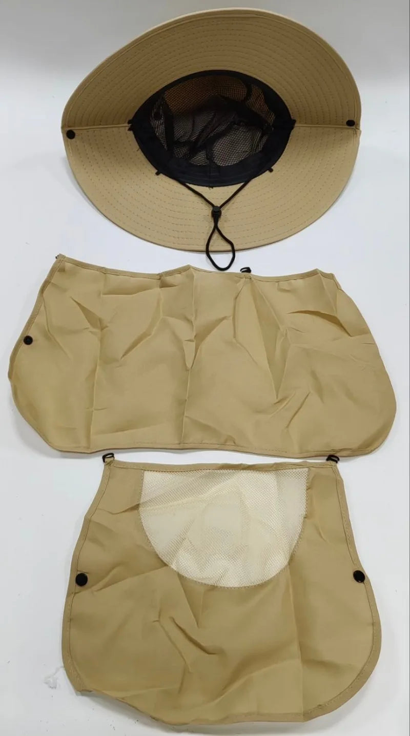 2024Adjustable Outdoor Fishing Hat Sunscreen Protection Breathable Sunshade Foldable Men Women Hiking Camping Casual Fishing Cap