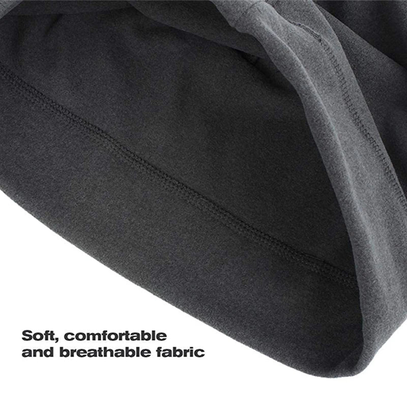 Cold Proof and Warm Outdoor Sports Headcover Fleece Ski Cap Riding Cap Running Hats Cycling Skull Caps for Men and Women