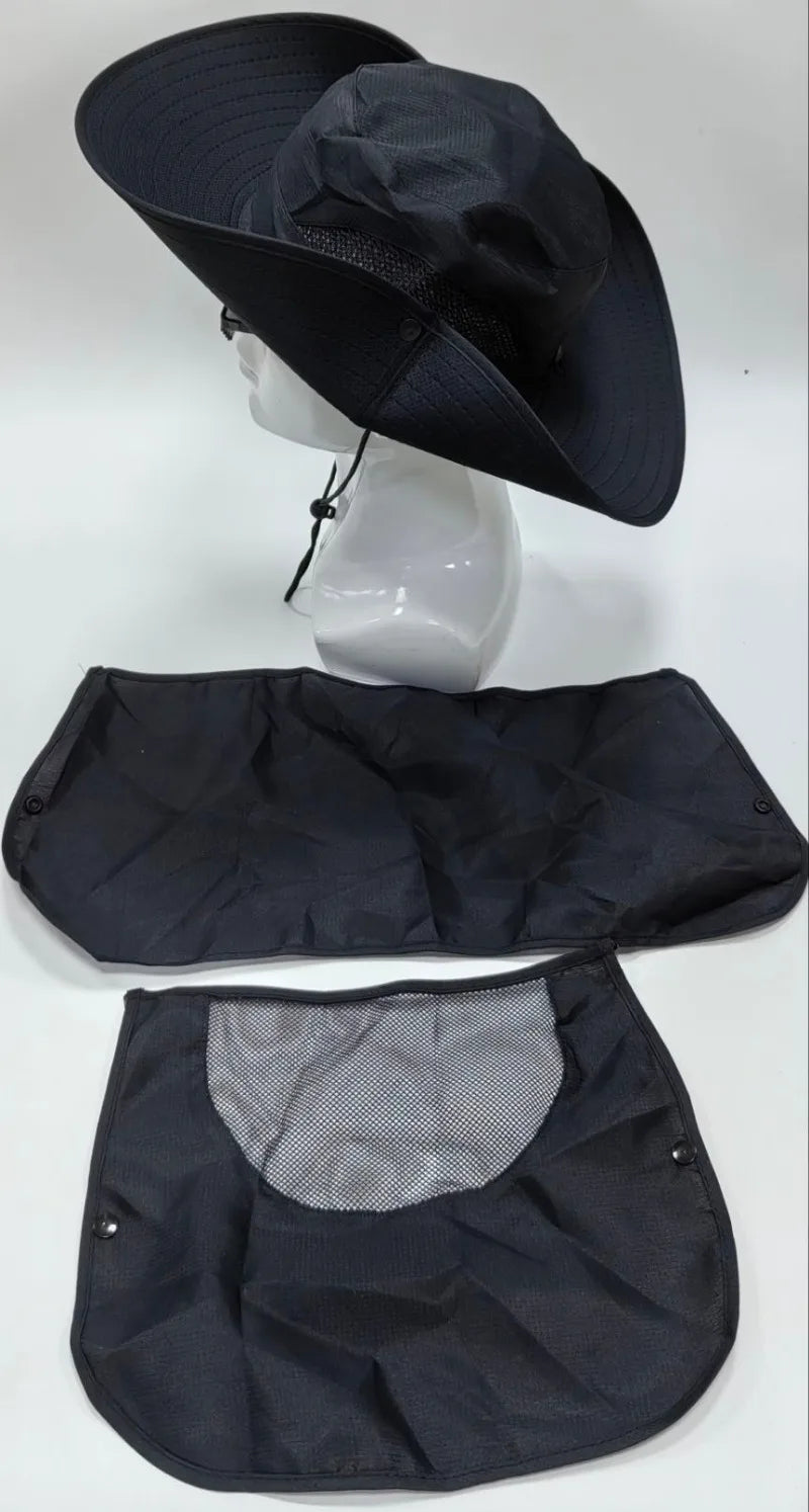 2024Adjustable Outdoor Fishing Hat Sunscreen Protection Breathable Sunshade Foldable Men Women Hiking Camping Casual Fishing Cap